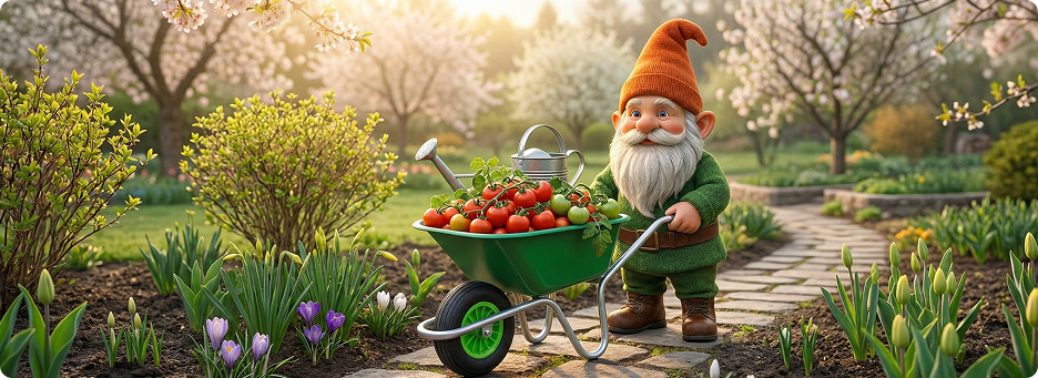 Hukaslík a jarní příprava zahrady