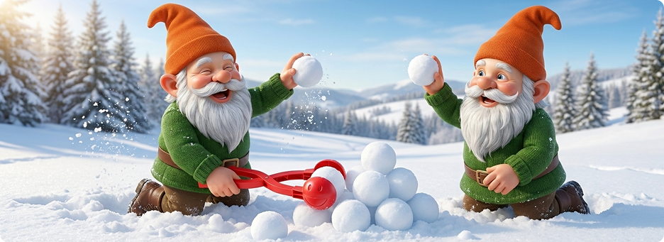 Hukaslík a zimní radovánky